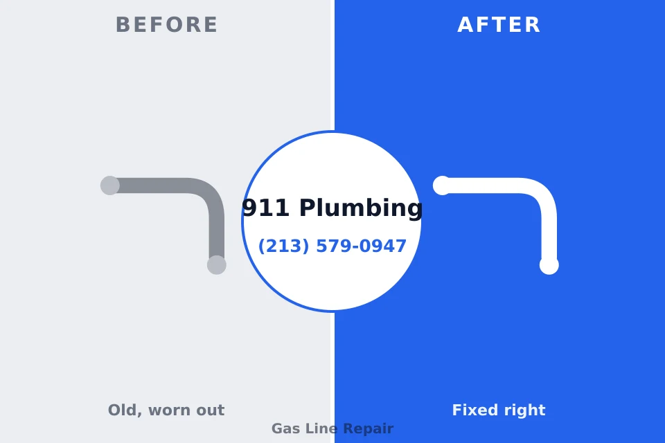 Before and after: plumbing repair Millington, MI